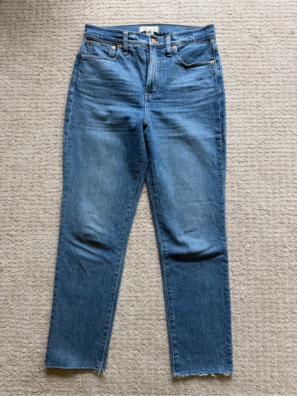 Madewell The Perfect Vintage Jean Raw Hem in Decatur Wash Size 28 - Picture 3 of 8